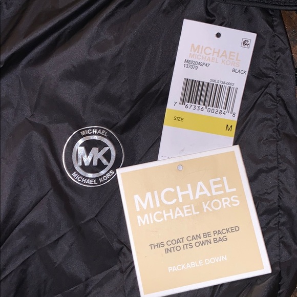 SOLD Michael Kors Packable Down Coat Jacket - Picture 2 of 7